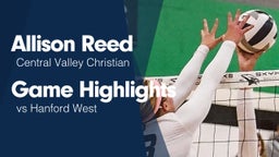 Game Highlights vs Hanford West 