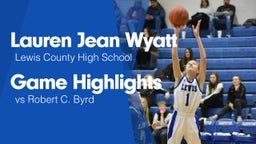 Game Highlights vs Robert C. Byrd 