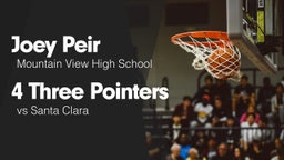 4 Three Pointers vs Santa Clara 