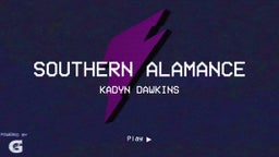 Kadyn Dawkins's highlights Southern Alamance