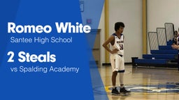 2 Steals vs Spalding Academy