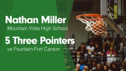 5 Three Pointers vs Fountain-Fort Carson 