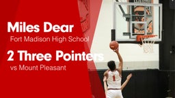 2 Three Pointers vs Mount Pleasant 