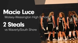 2 Steals vs Waverly/South Shore