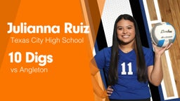 10 Digs vs Angleton 