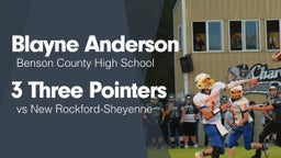 3 Three Pointers vs New Rockford-Sheyenne 