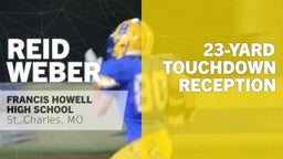 23-yard Touchdown Reception vs Howell Central 