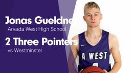 2 Three Pointers vs Westminster 