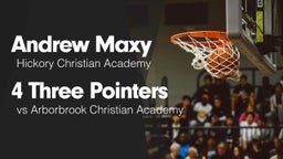 4 Three Pointers vs Arborbrook Christian Academy