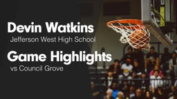 Game Highlights vs Council Grove 