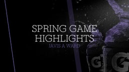 Javis Ward's highlights Spring game highlights 