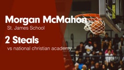2 Steals vs national christian academy
