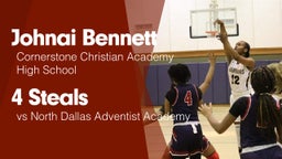 4 Steals vs North Dallas Adventist Academy 