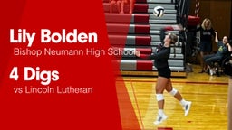 4 Digs vs Lincoln Lutheran 