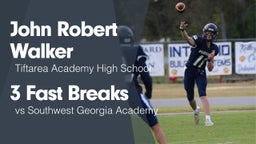 3 Fast Breaks vs Southwest Georgia Academy 