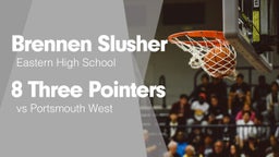 8 Three Pointers vs Portsmouth West 