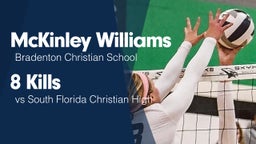 8 Kills vs South Florida Christian High