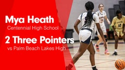 2 Three Pointers vs Palm Beach Lakes High