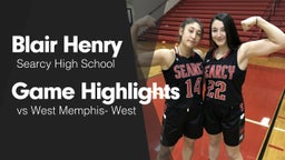 Game Highlights vs West Memphis- West