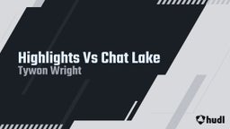 Tywon Wright's highlights Highlights Vs Chat Lake 