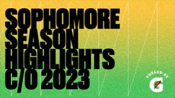 sophomore Season Highlights c/o 2023