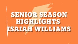 senior season highlights 