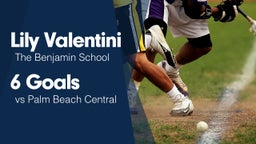 6 Goals vs Palm Beach Central 