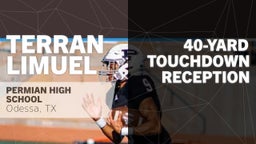 40-yard Touchdown Reception vs Mesquite Horn 
