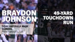 49-yard Touchdown Run vs Lafayette 