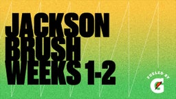 JACKSON BRUSH WEEKS 1-2