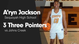 3 Three Pointers vs Johns Creek