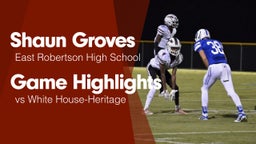 Game Highlights vs White House-Heritage 