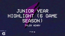 Junior Year Highlight (6 game season)