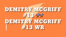 Demitry McGriff #13 