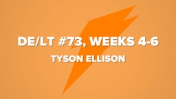 DE/LT #73, Weeks 4-6