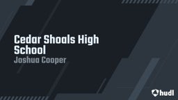 Joshua Cooper's highlights Cedar Shoals High School 