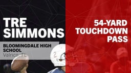 54-yard Touchdown Pass vs Newsome 