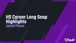 HS Career Long Snap Highlights