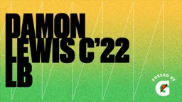 Damon Lewis C’22 LB