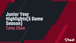 Junior Year Highlights(5 Game Season)