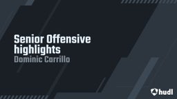 Senior Offensive highlights