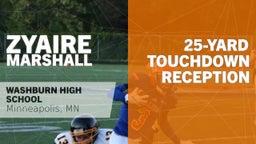 25-yard Touchdown Reception vs Minneapolis South 