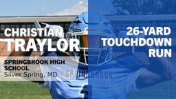 26-yard Touchdown Run vs Watkins Mill 