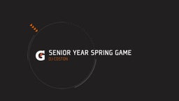 DJ Coston's highlights Senior Year Spring Game