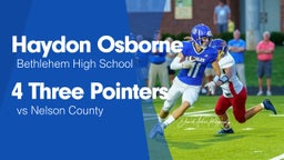 4 Three Pointers vs Nelson County 