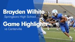 Game Highlights vs Centerville