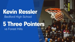 5 Three Pointers vs Forest Hills 
