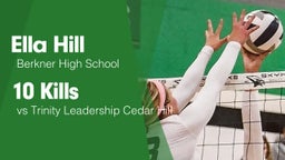 10 Kills vs Trinity Leadership Cedar Hill