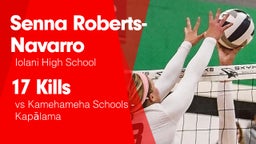 17 Kills vs Kamehameha Schools - Kapalama