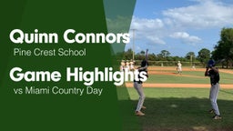 Game Highlights vs Miami Country Day 